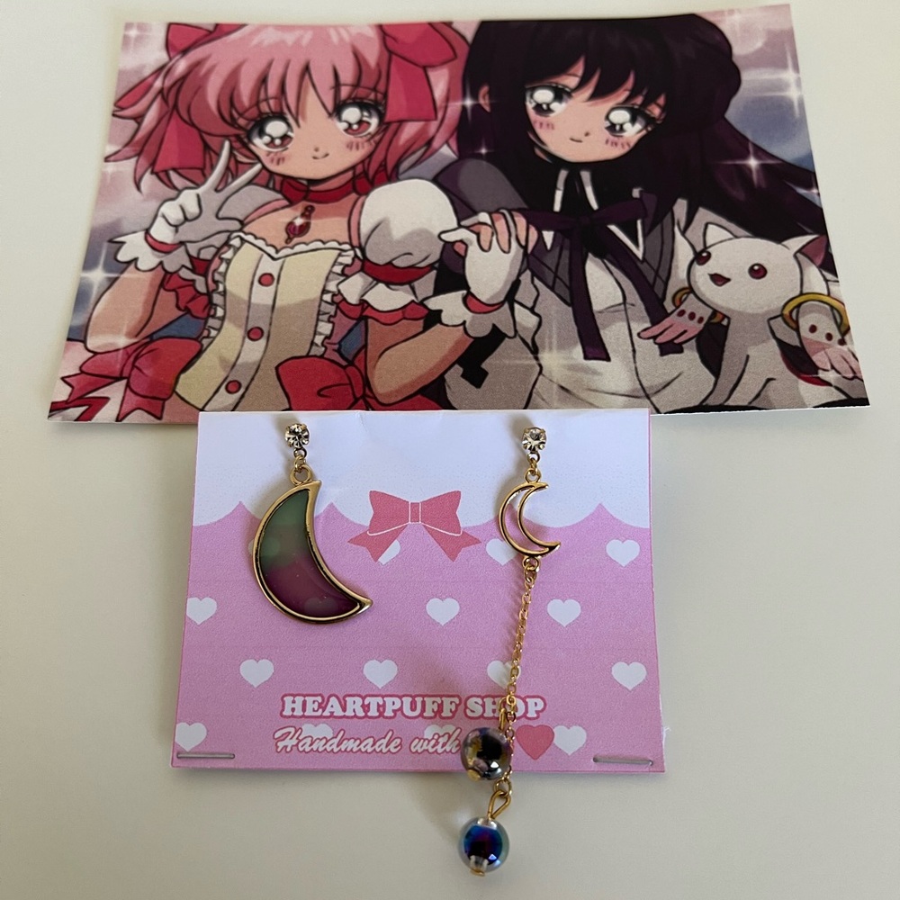Heartpuff Handmade Ear-Rings Set
